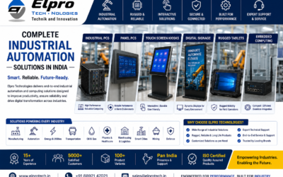 Complete Industrial Automation Solutions in India – Industrial PCs, Panel PCs, Kiosks, Digital Signage, Rugged Tablets & Embedded Computing