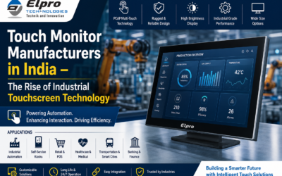 Touch Monitor Manufacturers in India – The Rise of Industrial Touchscreen Technology
